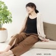 シューラルー/ライフグッズ(SHOO・LA・RUE /LIFE GOODS)の【GUNZE】カップ付きキャミソール(リブ) ブラック(019)