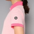 アダバット(レディース)(adabat(Ladies))のメッシュ調 胸元ロゴデザイン 半袖ポロシャツ5