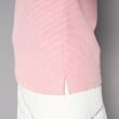 アダバット(レディース)(adabat(Ladies))のメッシュ調 胸元ロゴデザイン 半袖ポロシャツ6