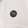 アダバット(レディース)(adabat(Ladies))のメッシュ調 胸元ロゴデザイン 半袖ポロシャツ7