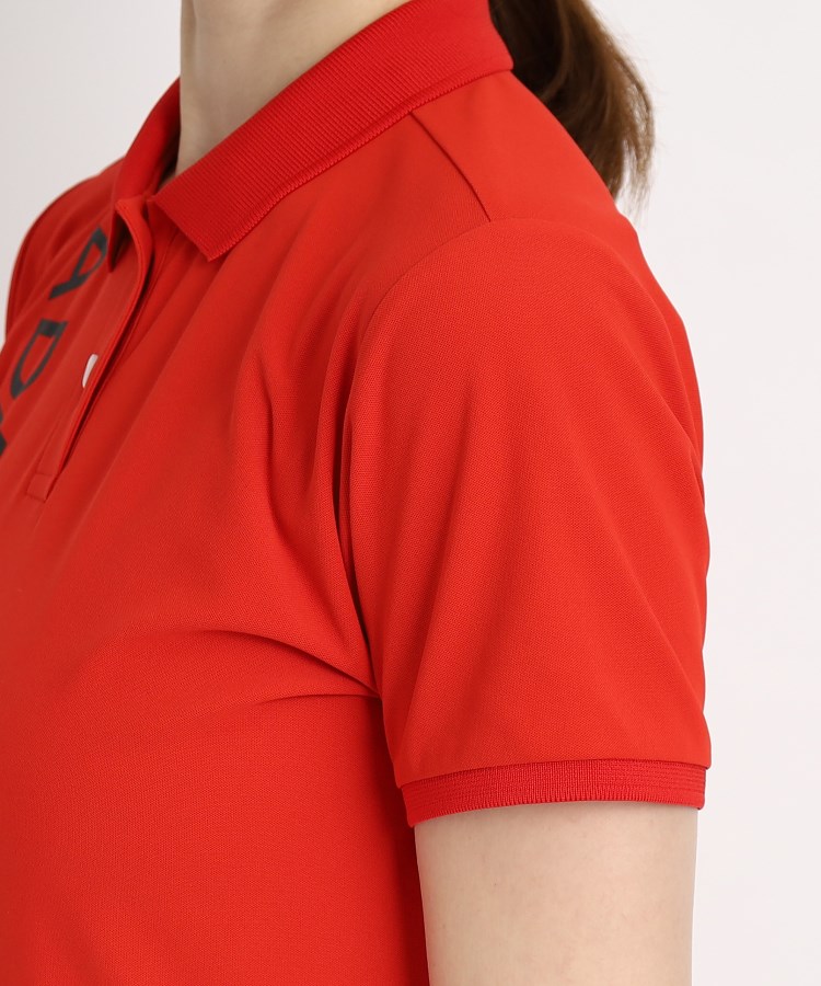 アダバット(レディース)(adabat(Ladies))のロゴデザイン 半袖ポロシャツ5