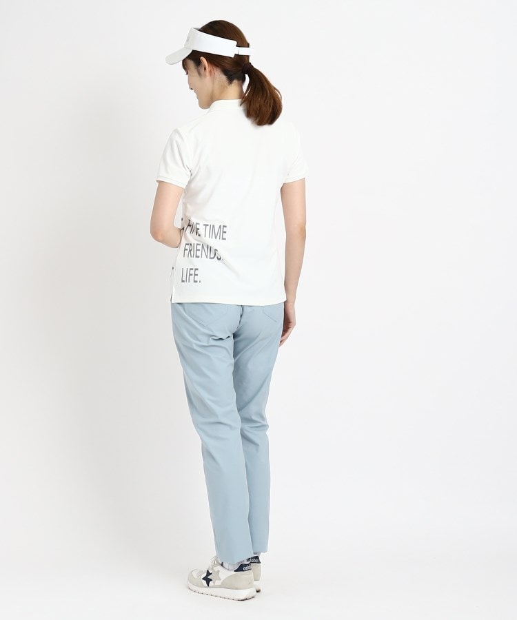 アダバット(レディース)(adabat(Ladies))のロゴデザイン 半袖ポロシャツ15