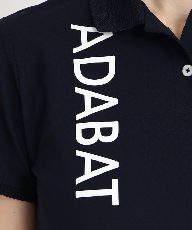 アダバット(レディース)(adabat(Ladies))のロゴデザイン 半袖ポロシャツ17