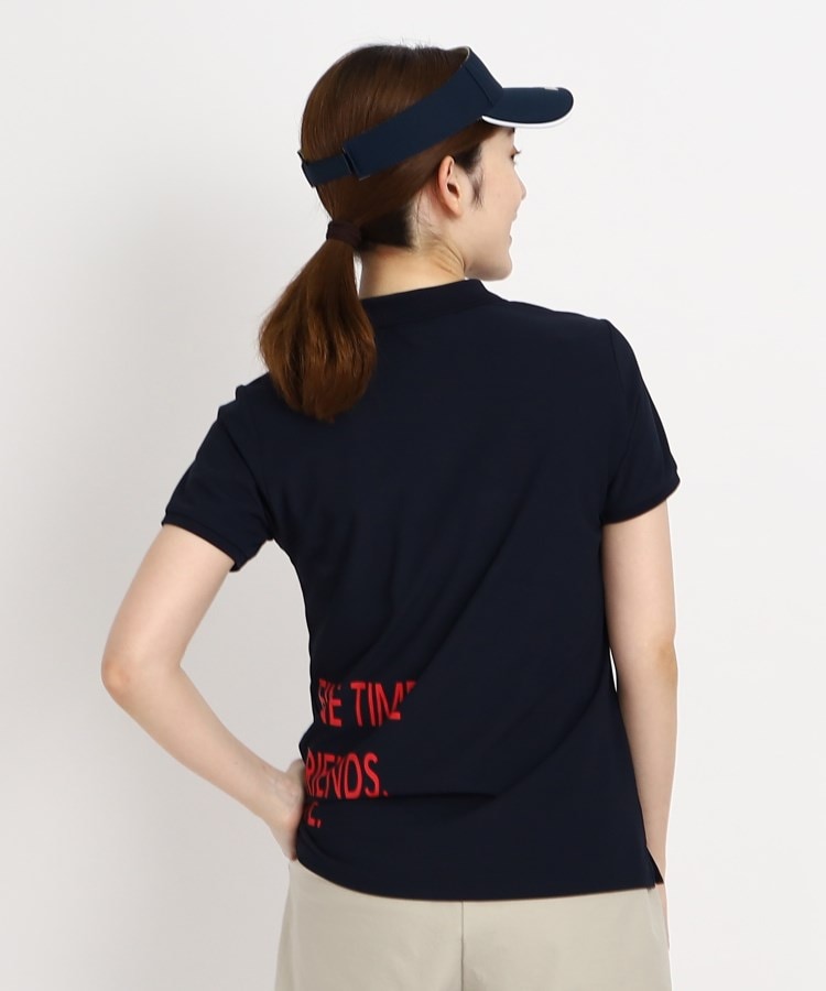 アダバット(レディース)(adabat(Ladies))のロゴデザイン 半袖ポロシャツ22