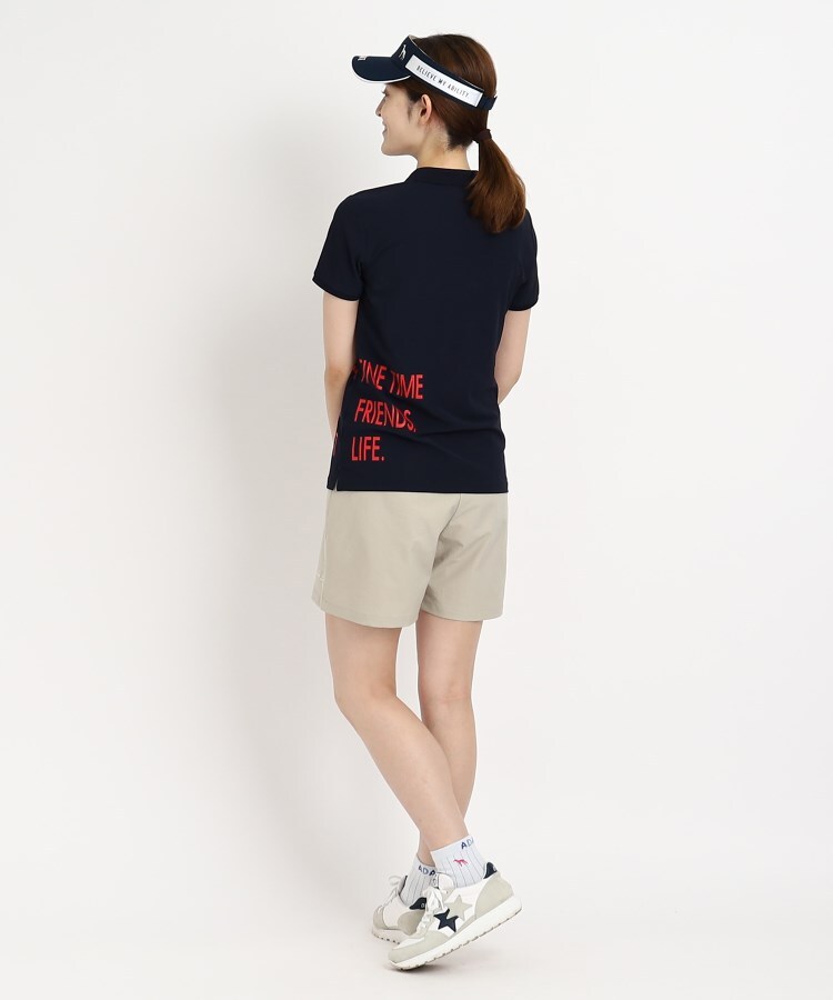 アダバット(レディース)(adabat(Ladies))のロゴデザイン 半袖ポロシャツ25