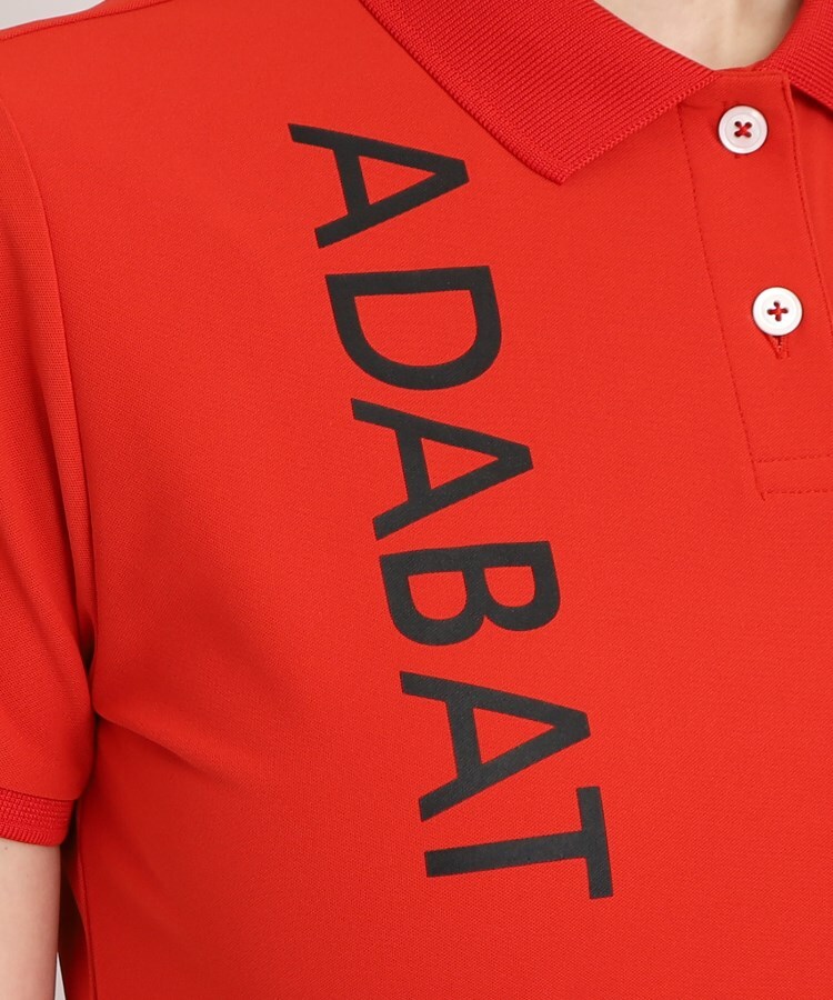 アダバット(レディース)(adabat(Ladies))のロゴデザイン 半袖ポロシャツ27