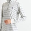 アダバット(レディース)(adabat(Ladies))のボーダーデザイン ハーフジップ長袖プルオーバー16