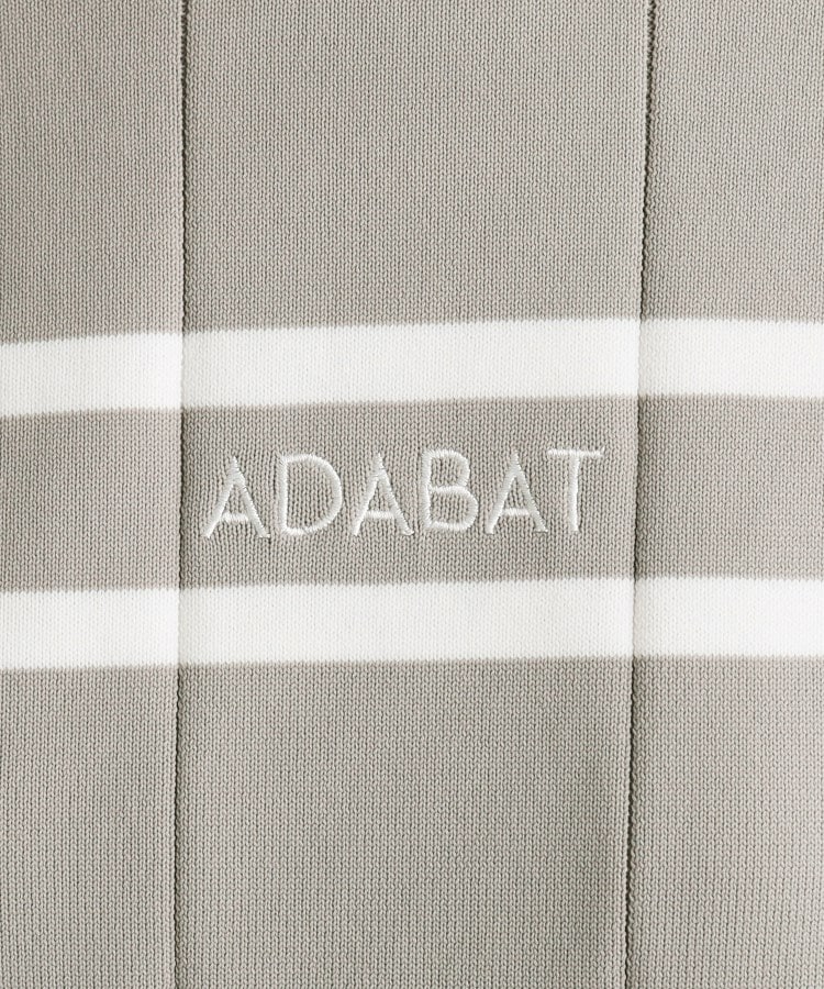 アダバット(レディース)(adabat(Ladies))のラインロゴデザイン クルーネックセーター8