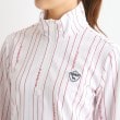 アダバット(レディース)(adabat(Ladies))のドットストライプデザイン ハーフジップ長袖プルオーバー14