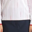 アダバット(レディース)(adabat(Ladies))のドットストライプデザイン ハーフジップ長袖プルオーバー18