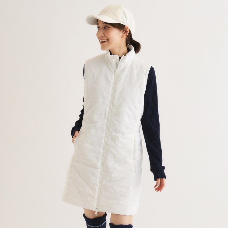 アダバット(レディース)(adabat(Ladies))のキルトデザイン フルジップワンピ―ス ミニワンピース