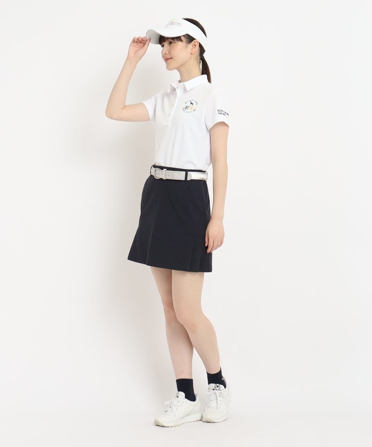 アダバット(レディース)(adabat(Ladies))の【UVカット／吸水速乾】刺しゅうデザイン 半袖ポロシャツ2