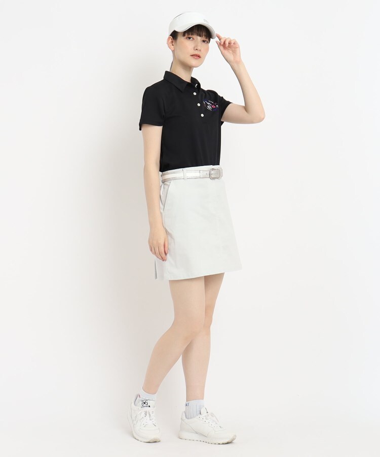 アダバット(レディース)(adabat(Ladies))の【UVカット／吸水速乾】刺しゅうデザイン 半袖ポロシャツ8