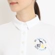 アダバット(レディース)(adabat(Ladies))の【UVカット／吸水速乾】刺しゅうデザイン 半袖ポロシャツ22