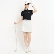 アダバット(レディース)(adabat(Ladies))の【UVカット／吸水速乾】ラインストーンロゴデザイン 半袖ポロシャツ8