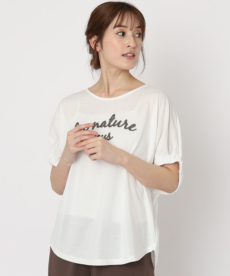 ルコリ(le colis)のコットンライク天竺ロゴTシャツ13