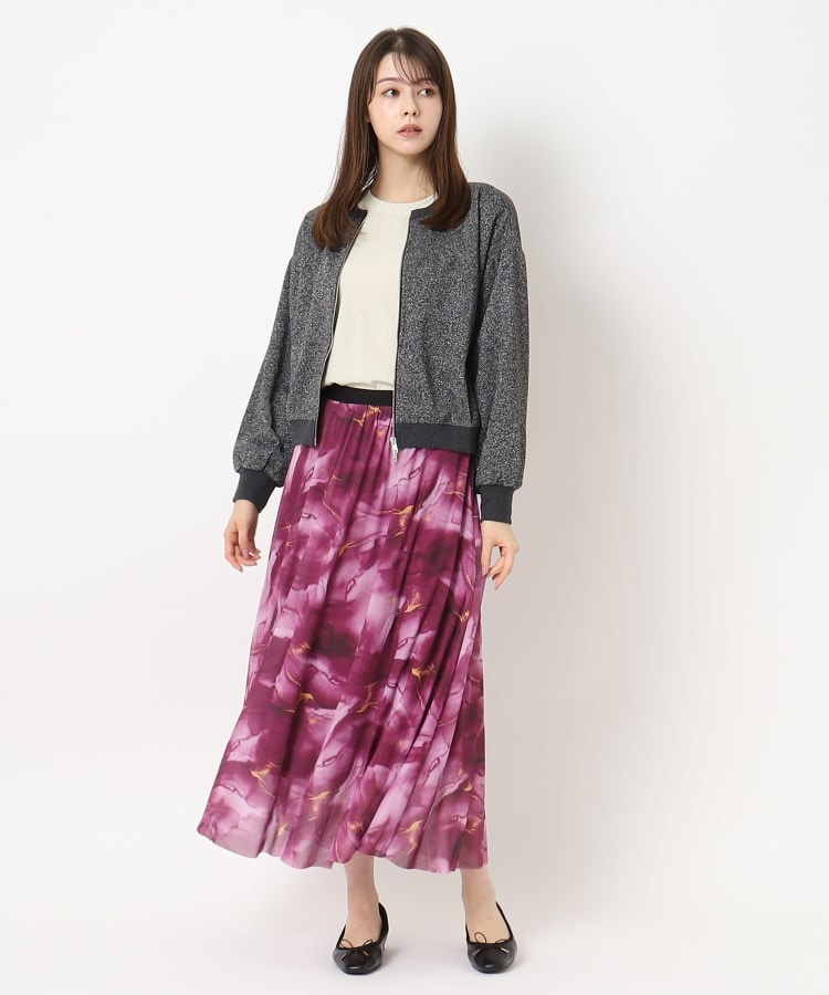 ルコリ(le colis)のラメダブルZIPクロップドカーディガン16