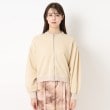 ルコリ(le colis)のラメダブルZIPクロップドカーディガン1