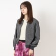 ルコリ(le colis)のラメダブルZIPクロップドカーディガン14