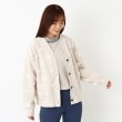 ルコリ(le colis)の【洗える】ボアドット Vネックカーディガン オフホワイト(003)