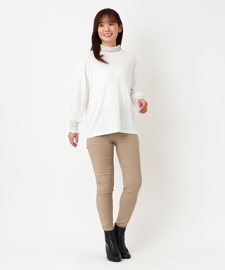 ルコリ(le colis)の【洗える】ヒートスラブスモッキングプルオーバー9