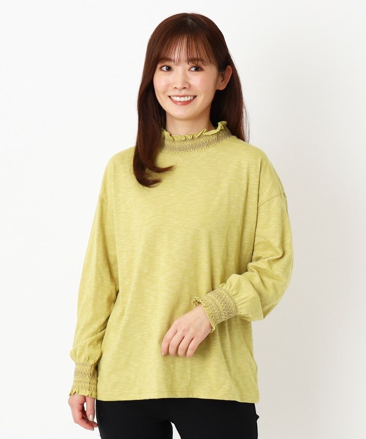 ルコリ(le colis)の【洗える】ヒートスラブスモッキングプルオーバー16