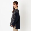 ルコリ(le colis)のチェック×リブ切替プルオーバー2