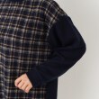 ルコリ(le colis)のチェック×リブ切替プルオーバー5