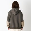 ルコリ(le colis)の裏毛裏起毛切替パーカー3