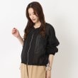 ルコリ(le colis)の【洗える】シアーストライプジップジャケット8