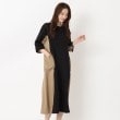 ルコリ(le colis)の【洗濯機洗い可】異素材ミックスワンピース8
