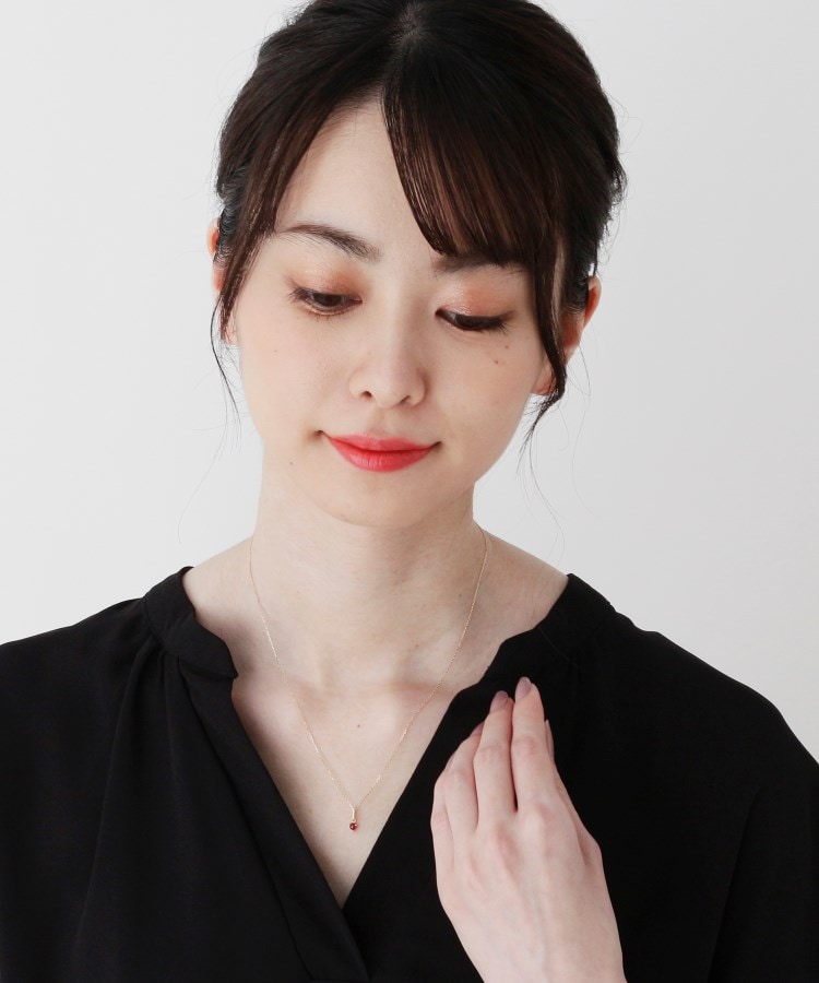 WEB限定】K10スピリチュアルストーン（ルビー）ネックレス