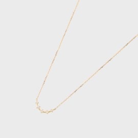 ココシュニック(COCOSHNIK)のK18ダイヤモンド　アーチ　グラデネックレス小 ネックレス