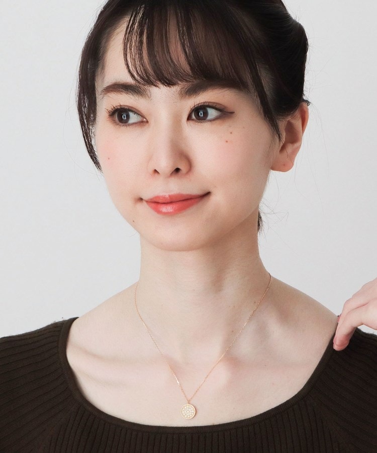 K18ダイヤモンド ミルパヴェネックレス大(ネックレス K18ダイヤモンド ミルパヴェネックレス大(ネックレス