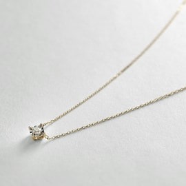 ココシュニック(COCOSHNIK)のK18ダイヤモンド　ミラーカット　ネックレス大 ネックレス
