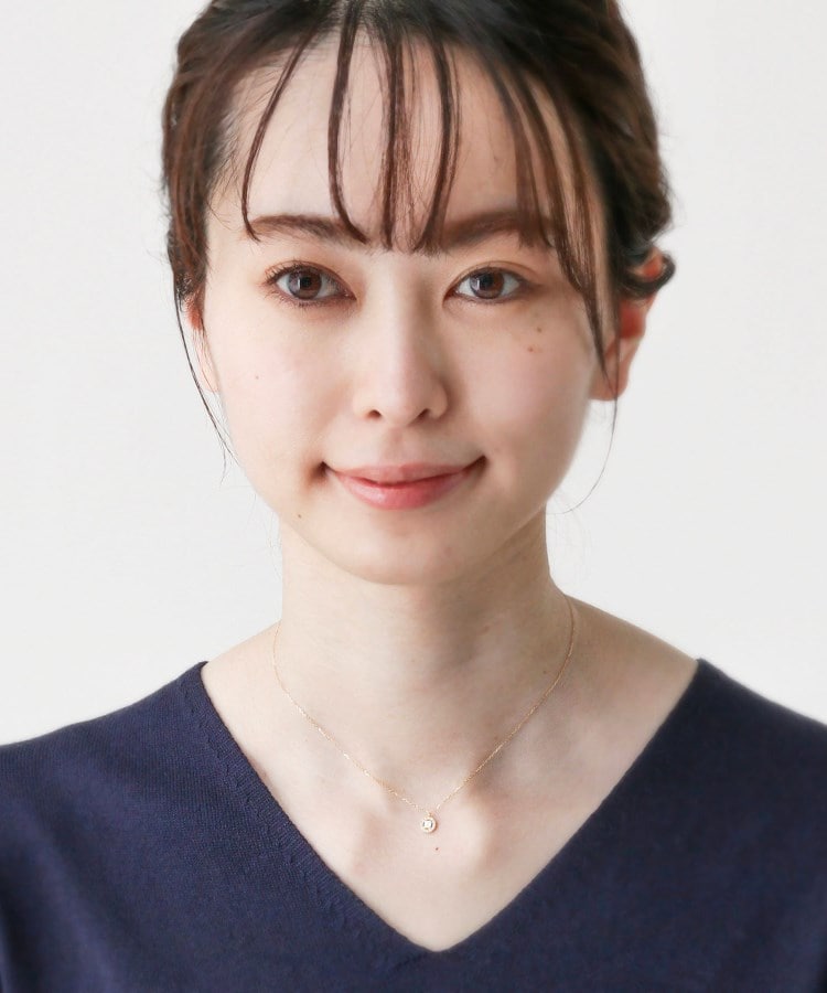 K18ダイヤモンド バゲットカット取り巻き ネックレス K18ダイヤモンド バゲットカット取り巻き ネックレス