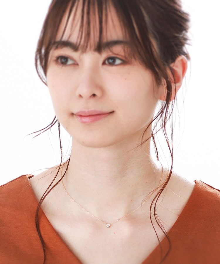 K18ダイヤモンド バゲットカットコンビネーション ネックレス K18ダイヤモンド バゲットカットコンビネーション ネックレス