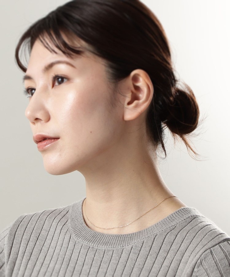 K10ミラーカットチェーン ネックレス(ネックレス) | COCOSHNIK K10ミラーカットチェーン ネックレス(ネックレス) | COCOSHNIK