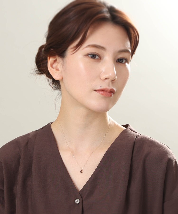 WEB限定】K10スモーキークォーツ ネックレス(ネックレス WEB限定】K10スモーキークォーツ ネックレス(ネックレス