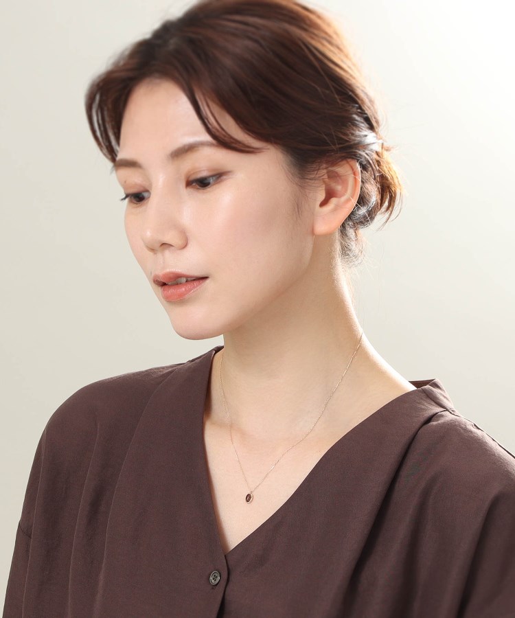 WEB限定】K10スモーキークォーツ ネックレス(ネックレス WEB限定】K10スモーキークォーツ ネックレス(ネックレス