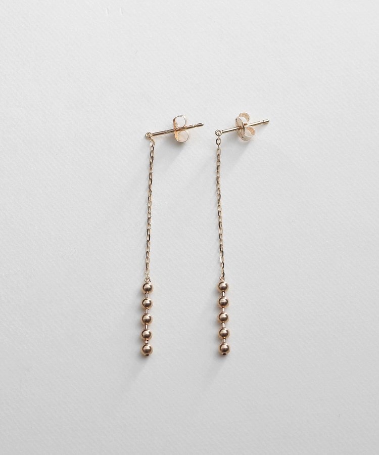 K10ボール チェーンピアス（ピアス） | COCOSHNIK（ココシュ