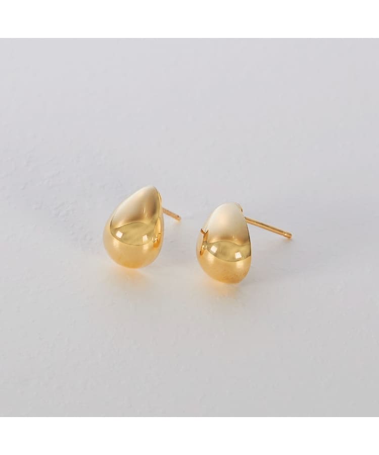K10ペアシェイプ スタッドピアス（ピアス） | COCOSHNIK