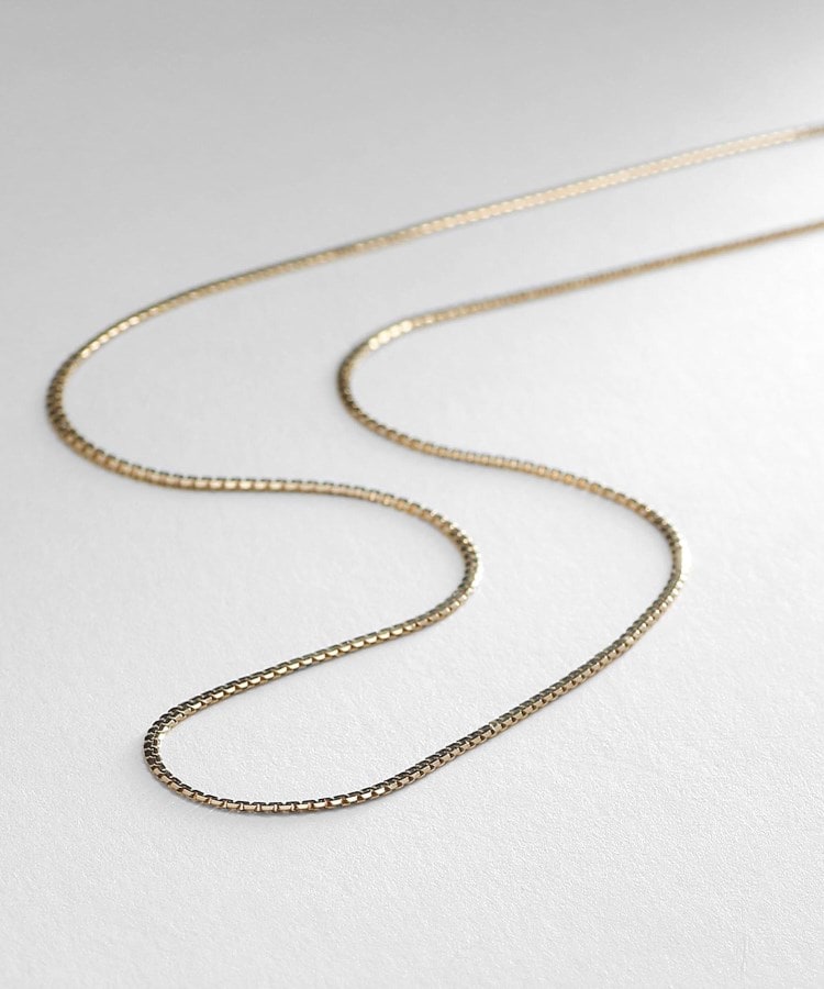 K10ダイヤモンド ロックモチーフ ネックレス（ネックレス