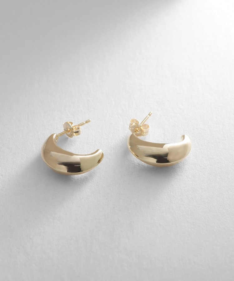 K10中空しのぎ フープピアス(ピアス) | COCOSHNIK(ココシュ K10中空しのぎ フープピアス(ピアス) | COCOSHNIK(ココシュ
