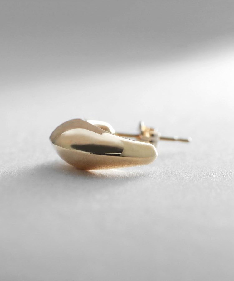 K10中空しのぎ フープピアス(ピアス) | COCOSHNIK(ココシュ K10中空しのぎ フープピアス(ピアス) | COCOSHNIK(ココシュ