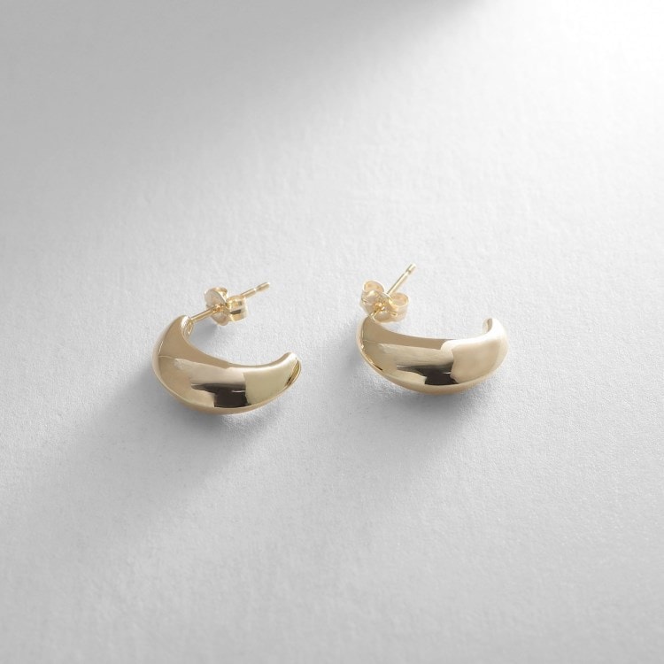 K10中空しのぎ フープピアス(ピアス) | COCOSHNIK(ココシュ K10中空しのぎ フープピアス(ピアス) | COCOSHNIK(ココシュ
