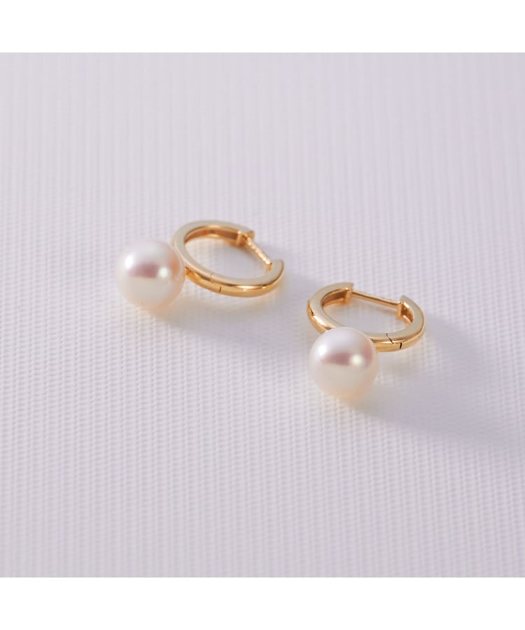 K10パール 中折れピアス（ピアス） | COCOSHNIK（ココシュニック