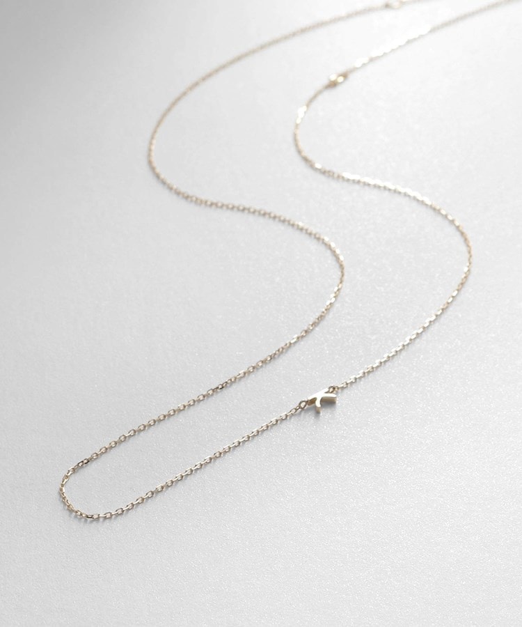 WEB限定】K10イニシャルK ネックレス(ネックレス WEB限定】K10イニシャルK ネックレス(ネックレス