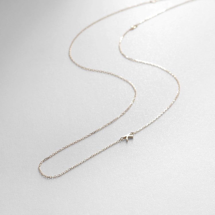 WEB限定】K10イニシャルK ネックレス(ネックレス WEB限定】K10イニシャルK ネックレス(ネックレス