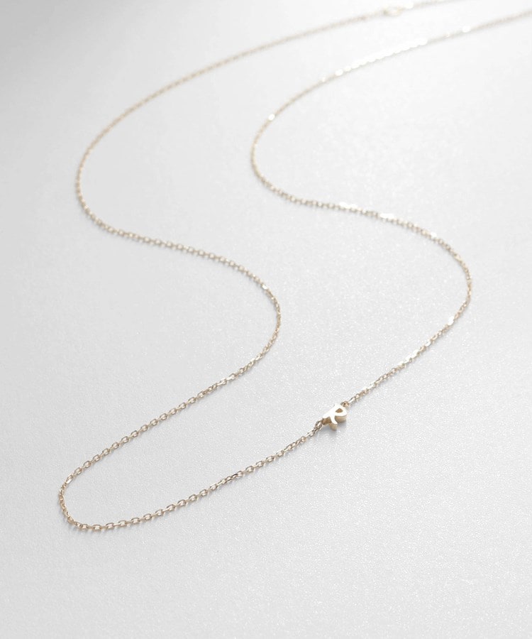 大人気定番商品 WEB限定】K10イニシャルR ネックレス（ネックレス ネックレス・ペンダント